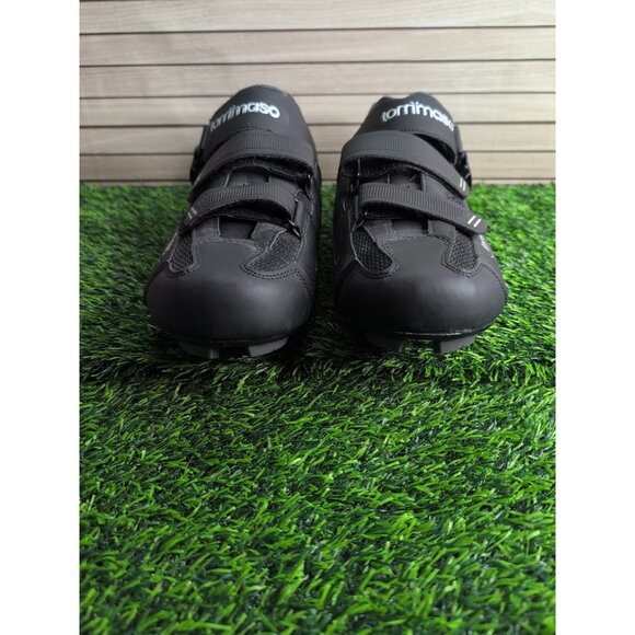 Tommaso Strada 200 Black Cycling Shoes Size 14.5 Brand New main image 14